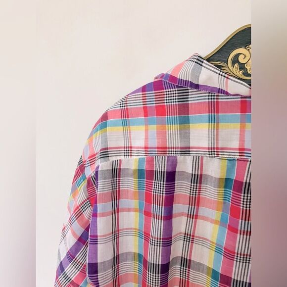 Vintage women’s plain button down top | 70’s oversized top | size 12 - Picture 6 of 6